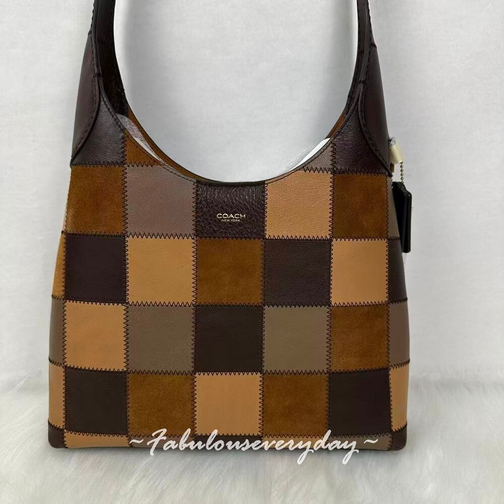 Coach Coachtopia Alter/Ego Brooklyn Shoulder Bag 28 Maple/Stone Multi CEZ34 NWT - Picture 2 of 10